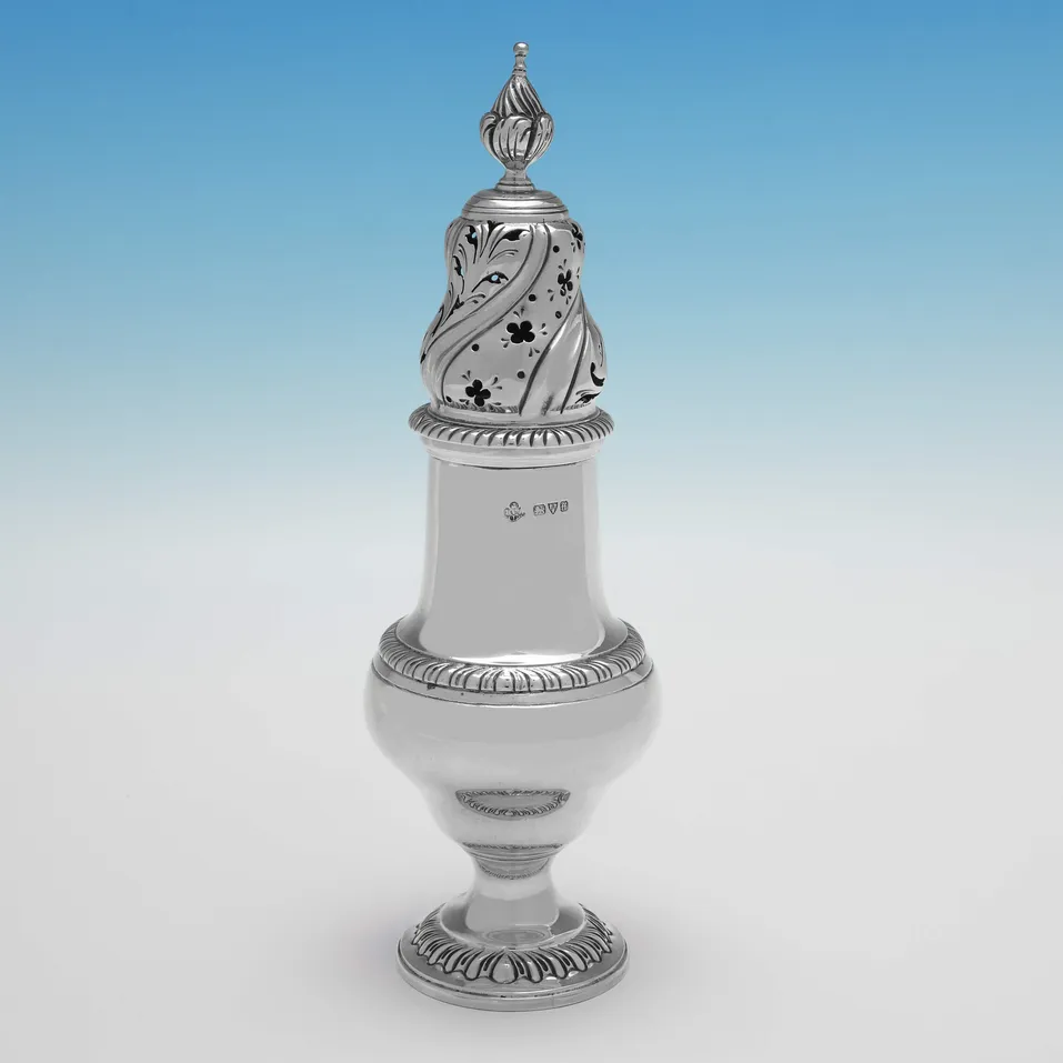 Sterling Silver Sugar Caster - Jay, Richard Attenborough & Co. Ltd., hallmarked in 1931 Chester - George V - Image 1