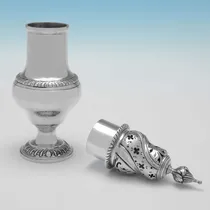 Sterling Silver Sugar Caster - Jay, Richard Attenborough & Co. Ltd., hallmarked in 1931 Chester - George V - Thumbnail 3