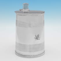 Antique Sterling Silver 'Can' Shaped Tankard - Robert Garrard, hallmarked in 1805 London - George III - Thumbnail 2