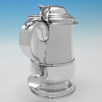 Antique Sterling Silver Tankard - David Crawford, hallmarked in 1772 Newcastle - George III - Thumbnail 3