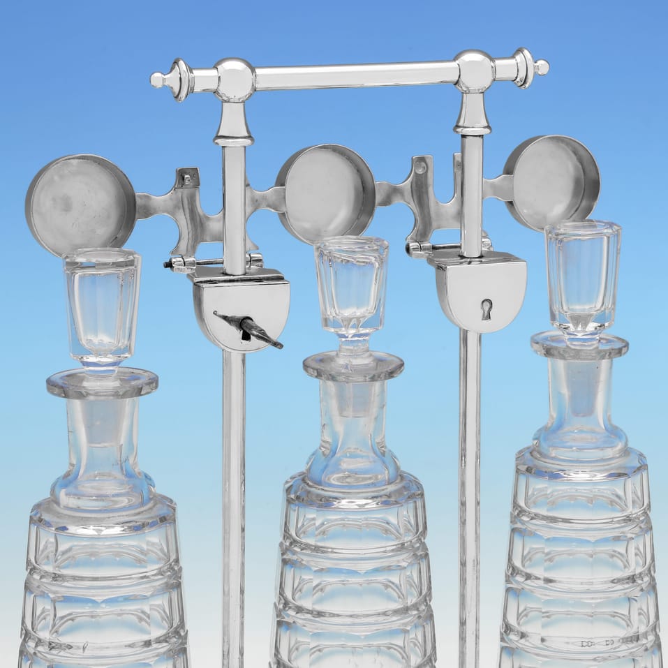Silver Plate Tantalus - made circa 1930 - George V - Image 2