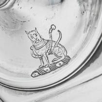 Antique Sterling Silver Pair of Tapersticks - Francis Turner, hallmarked in 1723 London - George I - Thumbnail 3