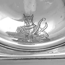 Antique Sterling Silver Pair of Tapersticks - Francis Turner, hallmarked in 1723 London - George I - Thumbnail 5