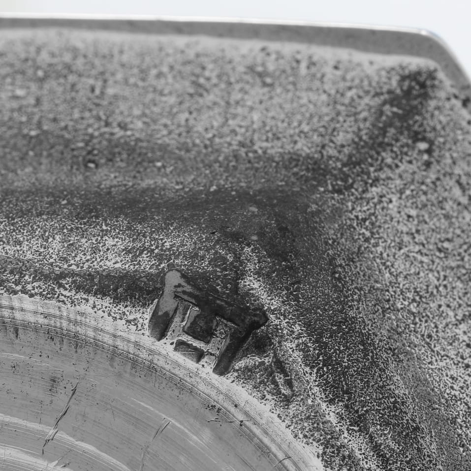 Antique Sterling Silver Pair of Tapersticks - Francis Turner, hallmarked in 1723 London - George I - Image 7