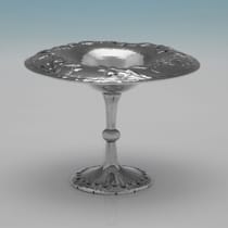 Antique Sterling Silver Pair of Tazzas - Gilbert Marks, hallmarked in 1899 London - Victorian - Thumbnail 5