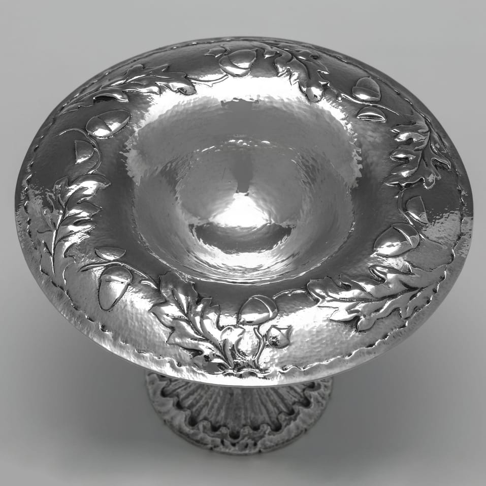 Antique Sterling Silver Pair of Tazzas - Gilbert Marks, hallmarked in 1899 London - Victorian - Image 6