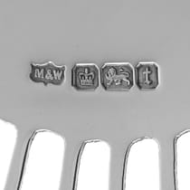 Antique Sterling Silver Tazza - Mappin & Webb, hallmarked in 1911 Sheffield - George V - Thumbnail 5
