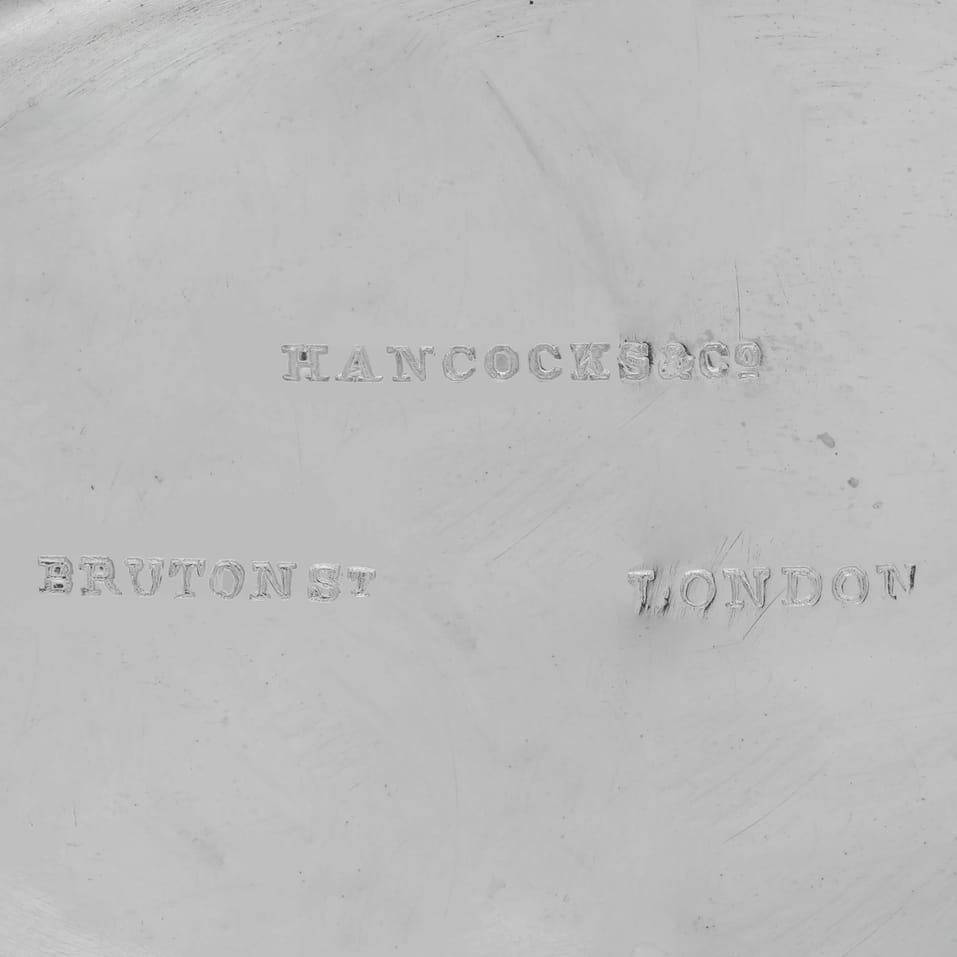Antique Sterling Silver Tea Caddy - C. F. Hancock & Co., hallmarked in 1885 London - Victorian - Image 5