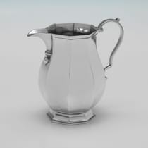 Sterling Silver Tea Set - hallmarked in 1971 Birmingham - Elizabeth II - Thumbnail 5