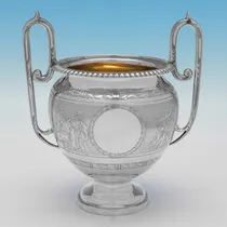 Antique Sterling Silver 'Roman Revival' 4 Piece Tea Set - Roberts & Belk, hallmarked in 1875 Sheffield - Victorian - Thumbnail 2