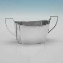 Sterling Silver Tea Set - Barker Brothers Ltd., hallmarked in 1939 Birmingham - George VI - Thumbnail 5