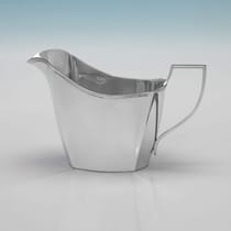 Sterling Silver Tea Set - Barker Brothers Ltd., hallmarked in 1939 Birmingham - George VI - Thumbnail 7