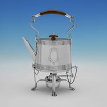 Antique Sterling Silver 5 Piece Tea Set - Mappin & Webb, hallmarked in 1915 Sheffield - George V - Thumbnail 2