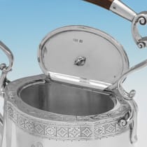 Antique Sterling Silver 5 Piece Tea Set - Mappin & Webb, hallmarked in 1915 Sheffield - George V - Thumbnail 5
