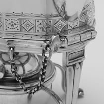 Antique Sterling Silver 5 Piece Tea Set - Mappin & Webb, hallmarked in 1915 Sheffield - George V - Thumbnail 6