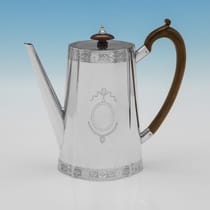 Antique Sterling Silver 5 Piece Tea Set - Mappin & Webb, hallmarked in 1915 Sheffield - George V - Thumbnail 7