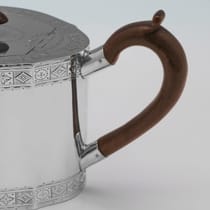 Antique Sterling Silver 5 Piece Tea Set - Mappin & Webb, hallmarked in 1915 Sheffield - George V - Thumbnail 11