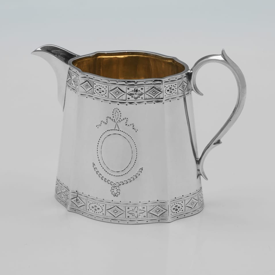 Antique Sterling Silver 5 Piece Tea Set - Mappin & Webb, hallmarked in 1915 Sheffield - George V - Image 13