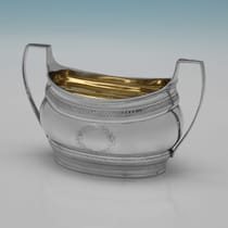 Antique Sterling Silver 4 Piece Tea Set - Robert & David Hennell, hallmarked in 1799 London - George III - Thumbnail 7