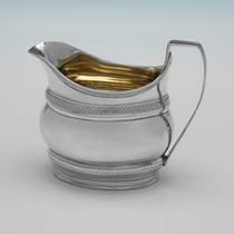 Antique Sterling Silver 4 Piece Tea Set - Robert & David Hennell, hallmarked in 1799 London - George III - Thumbnail 8