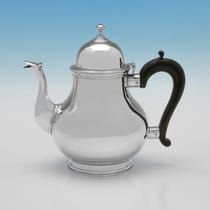 Antique Sterling Silver Tea Set - Charles Stuart Harris, hallmarked in 1923 London - George V - Thumbnail 2