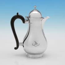 Antique Sterling Silver Tea Set - Charles Stuart Harris, hallmarked in 1923 London - George V - Thumbnail 4