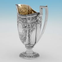 Antique Sterling Silver 4 Piece Tea Set - Martin, Hall & Co., hallmarked in 1876 London - Victorian - Thumbnail 10