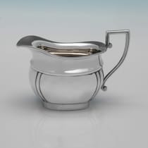 Sterling Silver Four piece tea and coffee service - Viner's Ltd., hallmarked in 1936 Sheffield - Edward VIII - Thumbnail 8