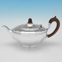 Antique Sterling Silver 3 Piece Tea Set - Elkington & Co., hallmarked in 1918 Birmingham - George V - Thumbnail 2