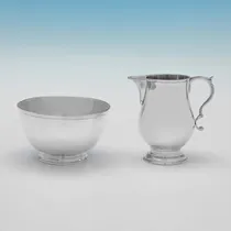 Sterling Silver 3 Piece Tea Set - hallmarked in 1937 London - George VI - Thumbnail 5