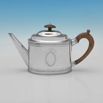 Sterling Silver Tea Set - C. J. Vander, hallmarked in 1967 London - Elizabeth II - Thumbnail 2