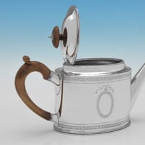 Sterling Silver Tea Set - C. J. Vander, hallmarked in 1967 London - Elizabeth II - Thumbnail 3