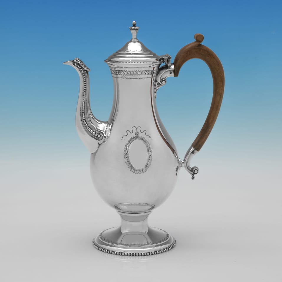 Sterling Silver Tea Set - C. J. Vander, hallmarked in 1967 London - Elizabeth II - Image 4