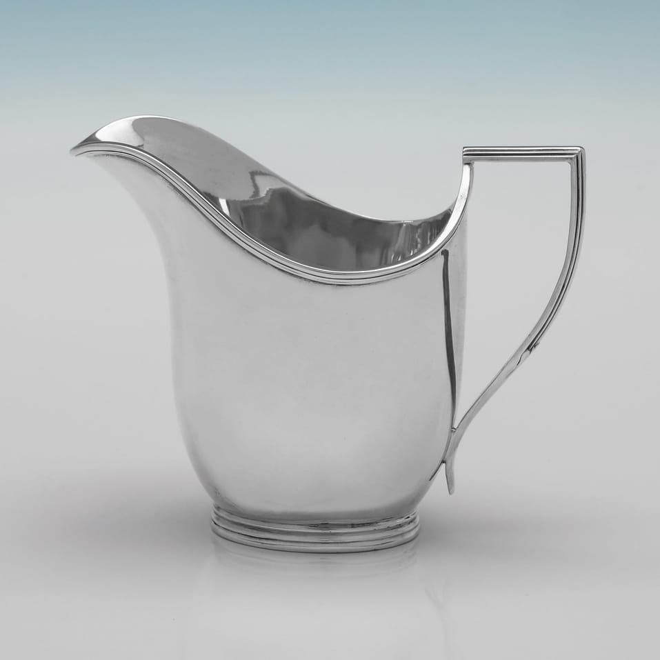 Antique Sterling Silver Tea Set - Daniel & Arter, hallmarked in 1918 Birmingham - George V - Image 5