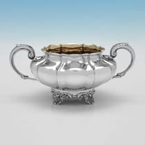 Antique Sterling Silver Tea Set - Edward Barton, hallmarked in 1831 London - William IV - Thumbnail 6