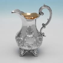 Antique Sterling Silver 3 Piece Tea Set - Edward & John Barnard, hallmarked in 1875 London - Victorian - Thumbnail 7