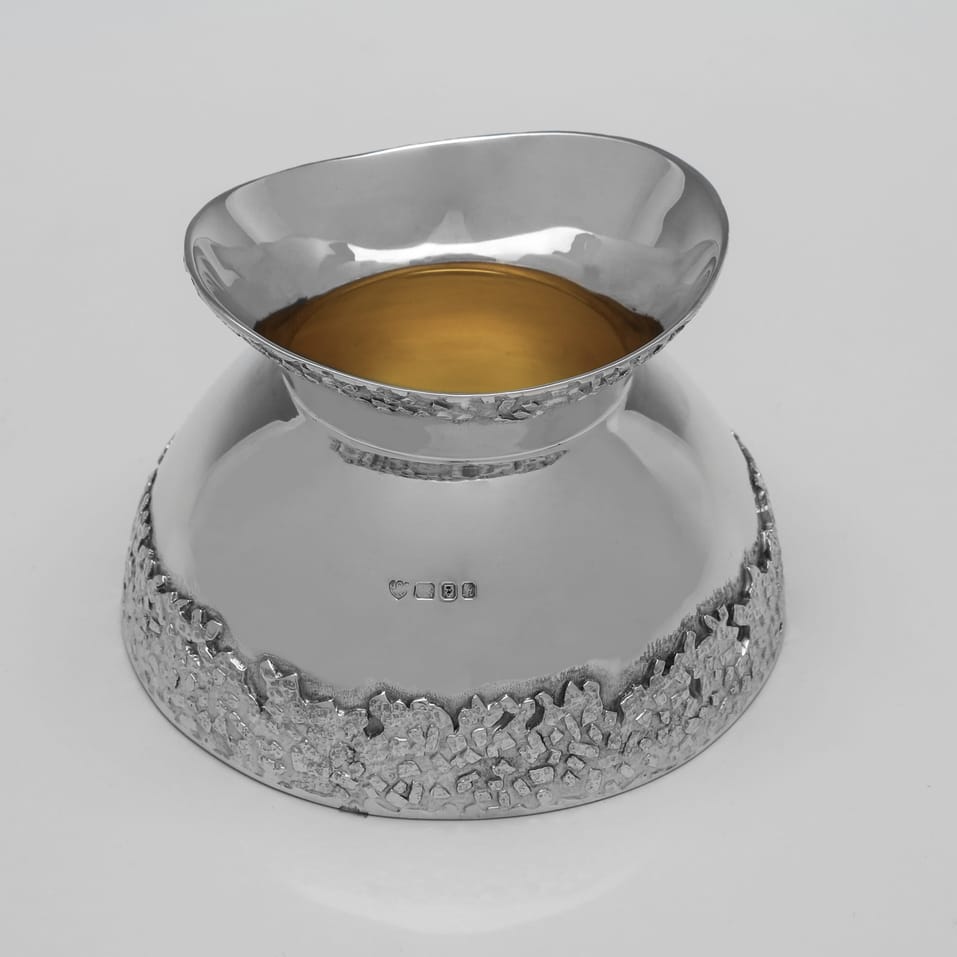 Sterling Silver 3 piece Tea Set - Michael Benstead, hallmarked in 1975 London - Elizabeth II - Image 5