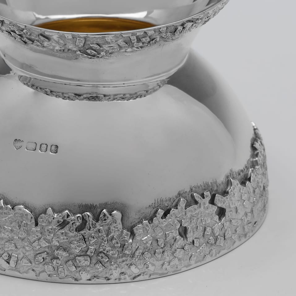Sterling Silver 3 piece Tea Set - Michael Benstead, hallmarked in 1975 London - Elizabeth II - Image 6