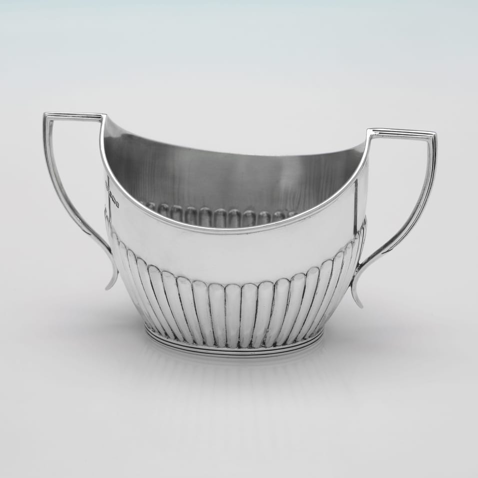 Antique Sterling Silver Tea Set - Mappin And Webb, hallmarked in 1911 Sheffield - George V - Image 6