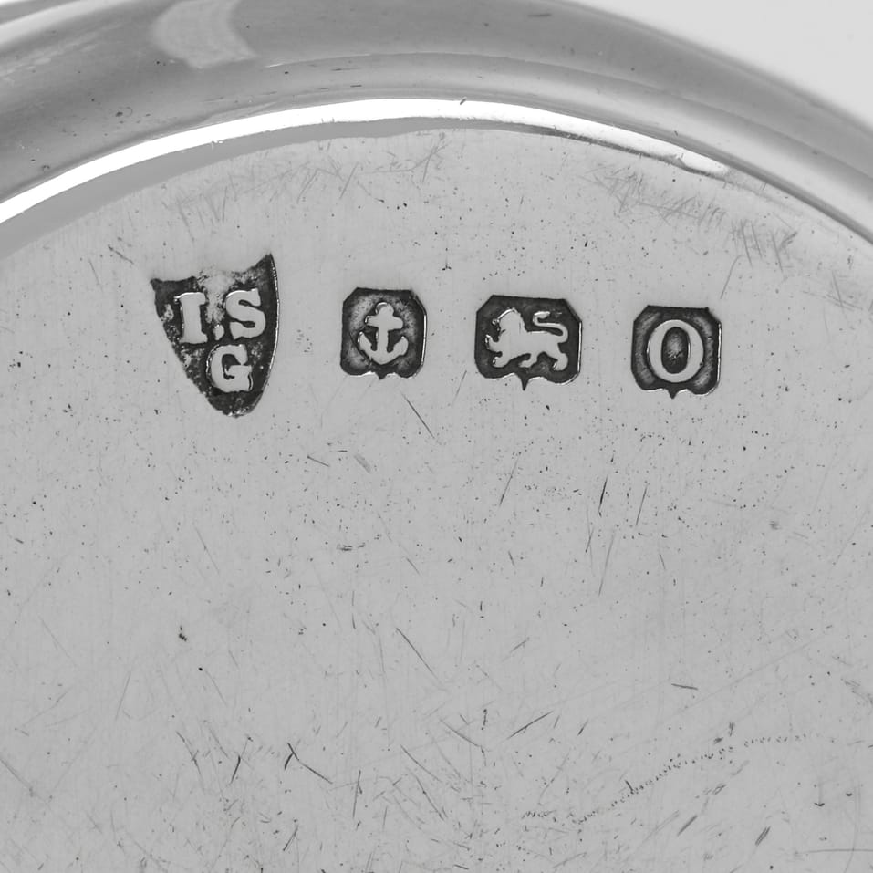 Antique Sterling Silver Tea Strainer - I. S. Greenberg & Co., hallmarked in 1913 Birmingham - George V - Image 5