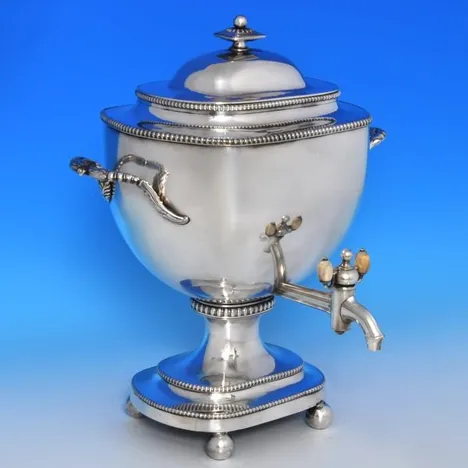 Antique Old Sheffield Plate Tea Urn - made circa 1810 - Regency