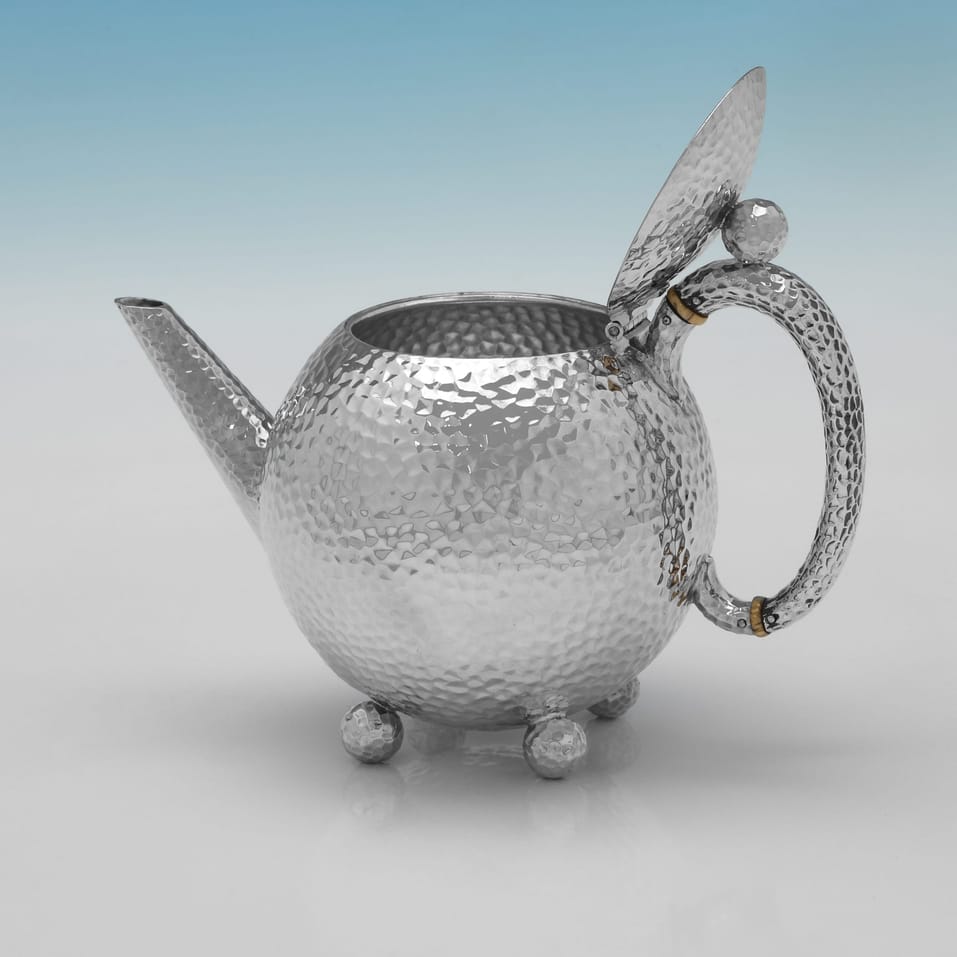 Antique Sterling Silver Teapot - James Dixon & Sons, hallmarked in 1891 Sheffield - Victorian - Image 2