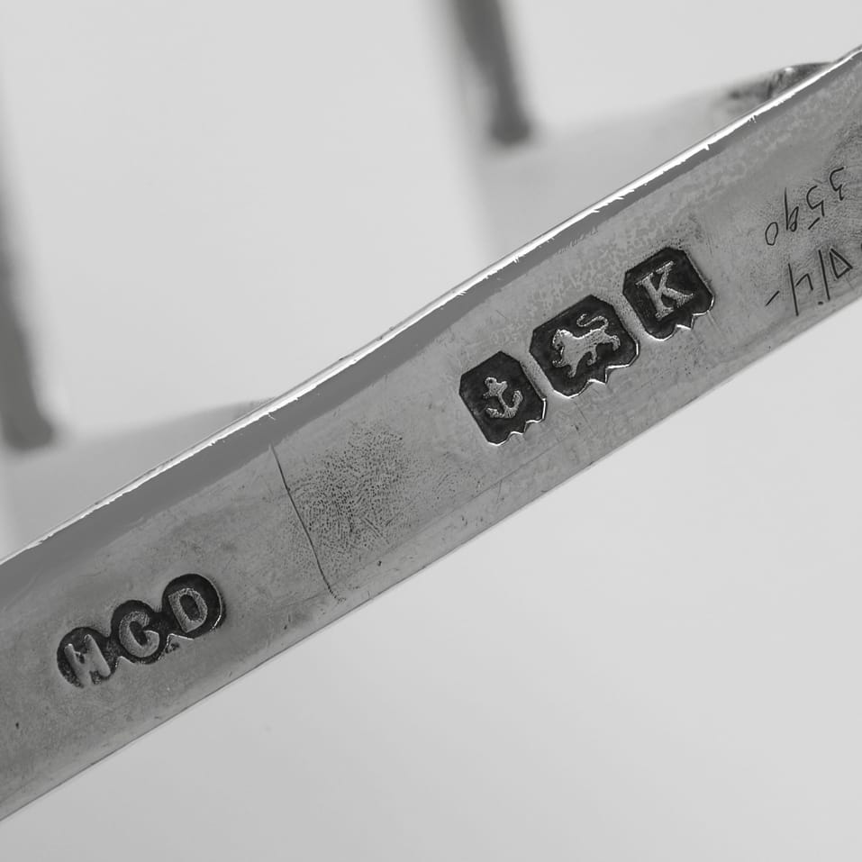Sterling Silver Toast Rack - Henry Clifford Davis, hallmarked in 1934 Birmingham - George V - Image 5