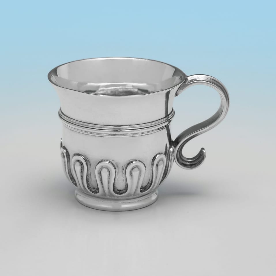 Antique Britannia Standard Silver Set of 6 Tot Cups - Alexander Macrae, hallmarked in 1877 London - Victorian - Image 2