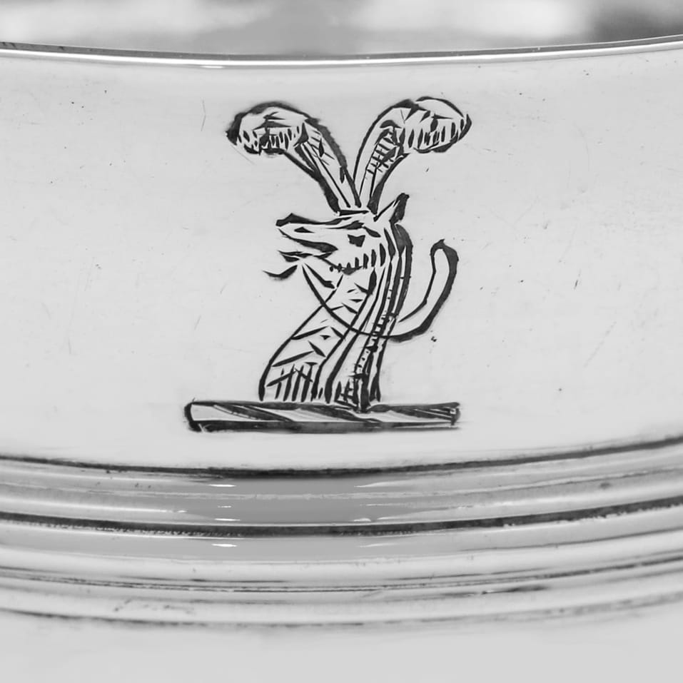 Antique Britannia Standard Silver Set of 6 Tot Cups - Alexander Macrae, hallmarked in 1877 London - Victorian - Image 5