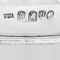 Antique Britannia Standard Silver Set of 6 Tot Cups - Alexander Macrae, hallmarked in 1877 London - Victorian - Thumbnail 6