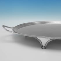 Antique Sterling Silver Tray - Hannam & Crouch & Crouch & Hannam, hallmarked in 1793 London - George III - Thumbnail 3