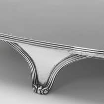 Antique Sterling Silver Tray - Hannam & Crouch & Crouch & Hannam, hallmarked in 1793 London - George III - Thumbnail 5