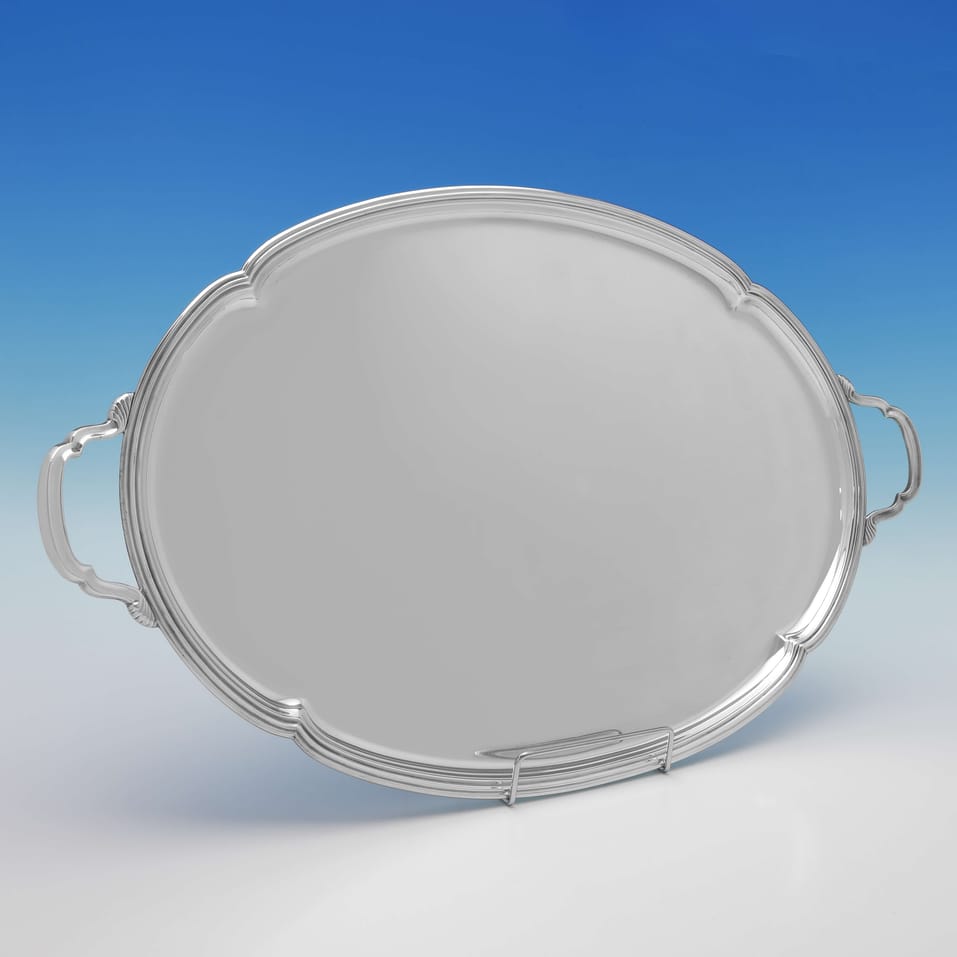 Sterling Silver Tray - Goldsmiths & Silversmiths Co., hallmarked in 1936 London - Edward VIII