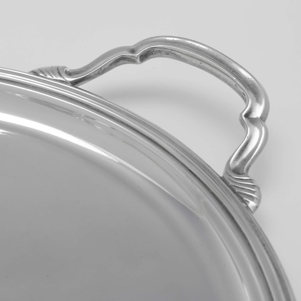 Sterling Silver Tray - Goldsmiths & Silversmiths Co., hallmarked in 1936 London - Edward VIII - Image 3